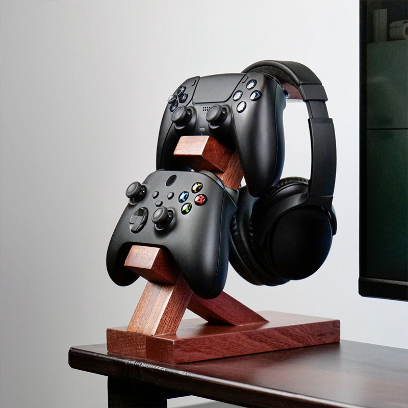 Wood Headphone Stand