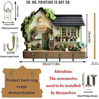 Wood Key Hanger