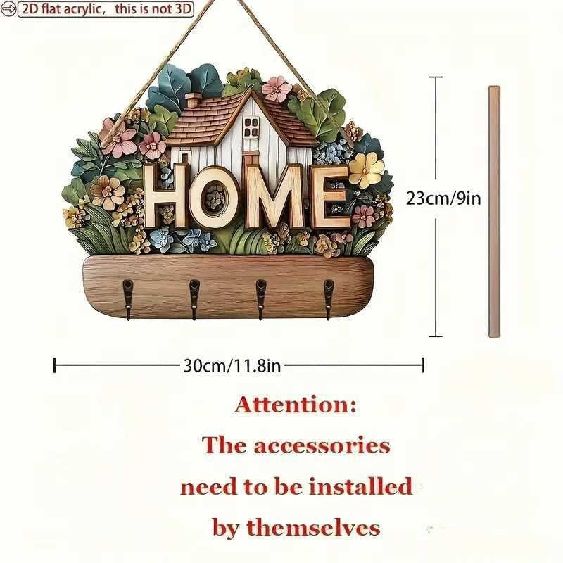 Wood Key Hanger