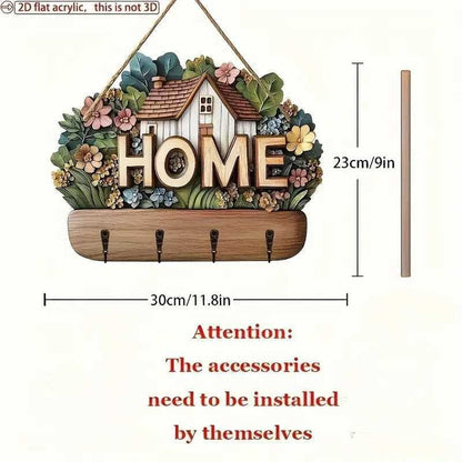 Wood Key Hanger