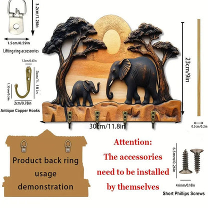 Wood Key Hanger