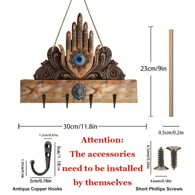 Wood Key Hanger