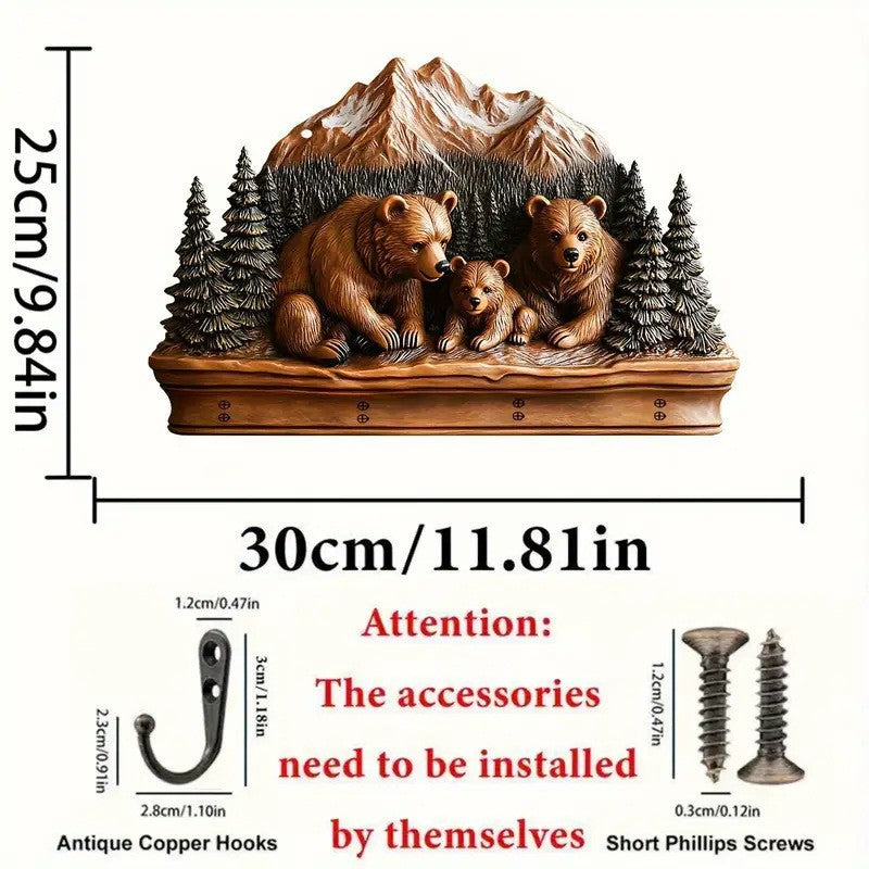 Wood Key Hanger