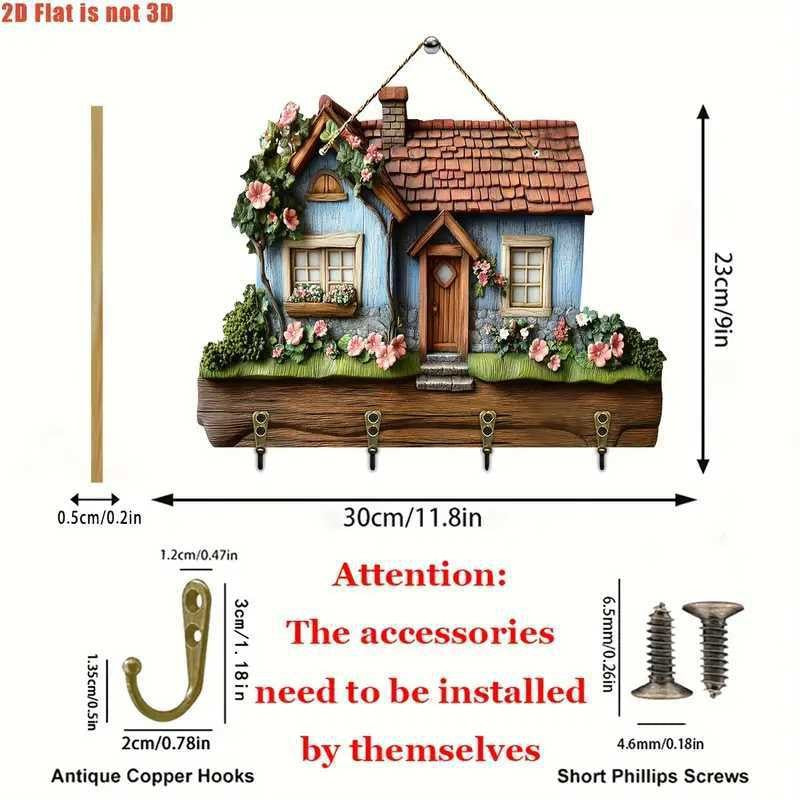 Wood Key Hanger