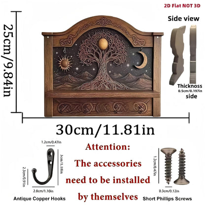 Wood Key Hanger