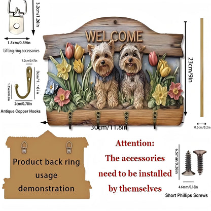 Wood Key Hanger