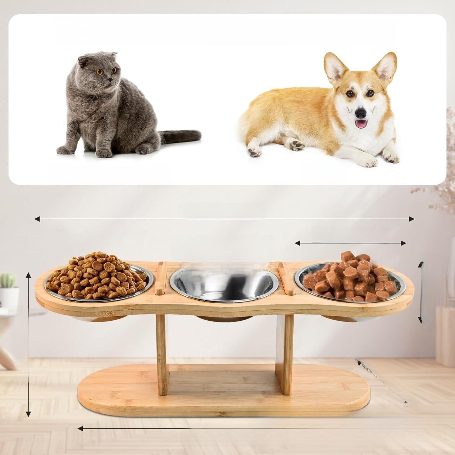 Wood pet rack