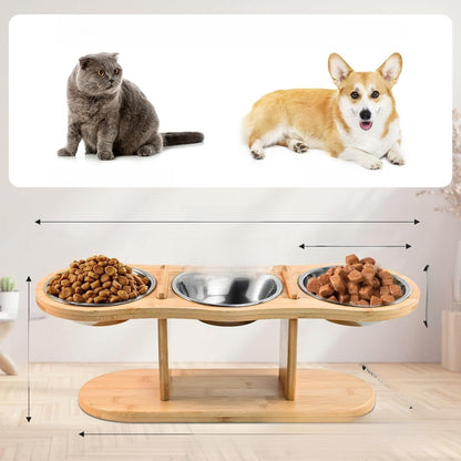 Wood pet rack