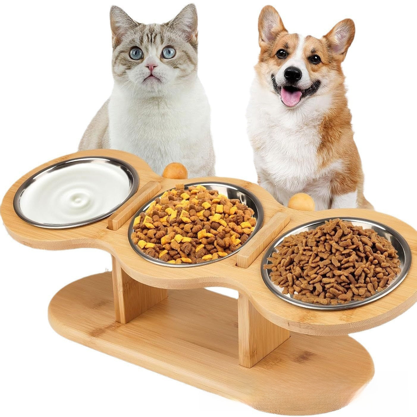 Wood pet rack