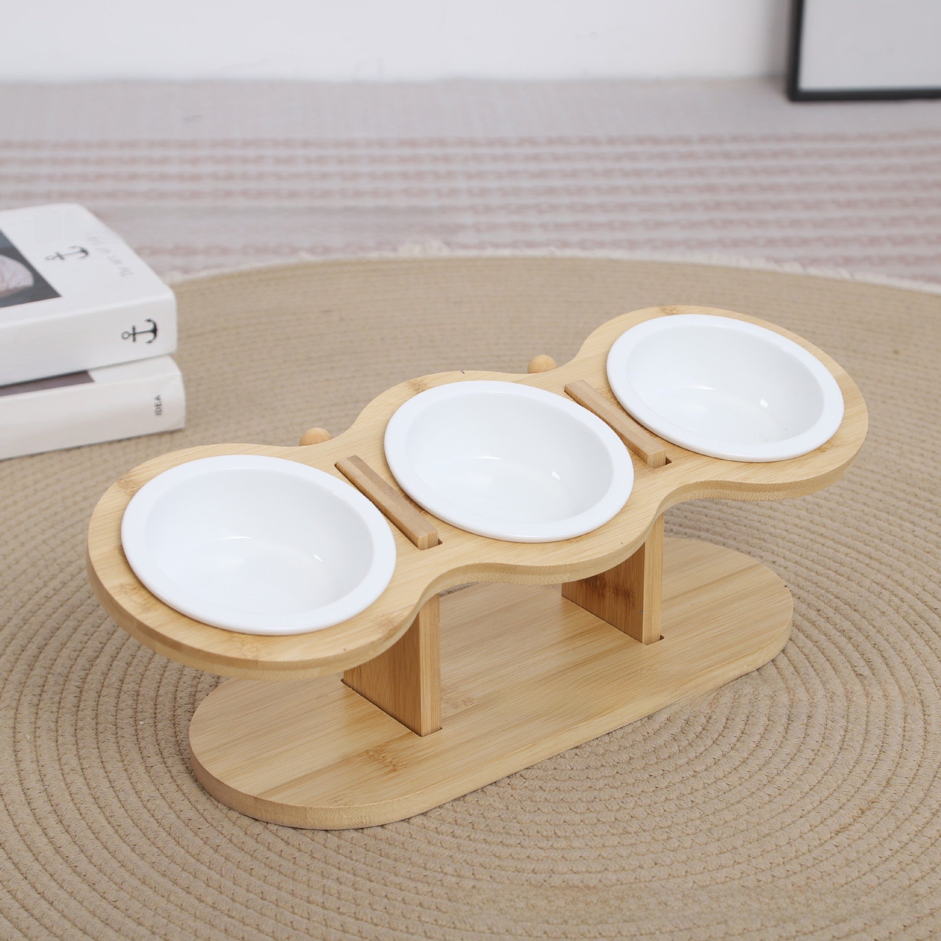Wood pet rack