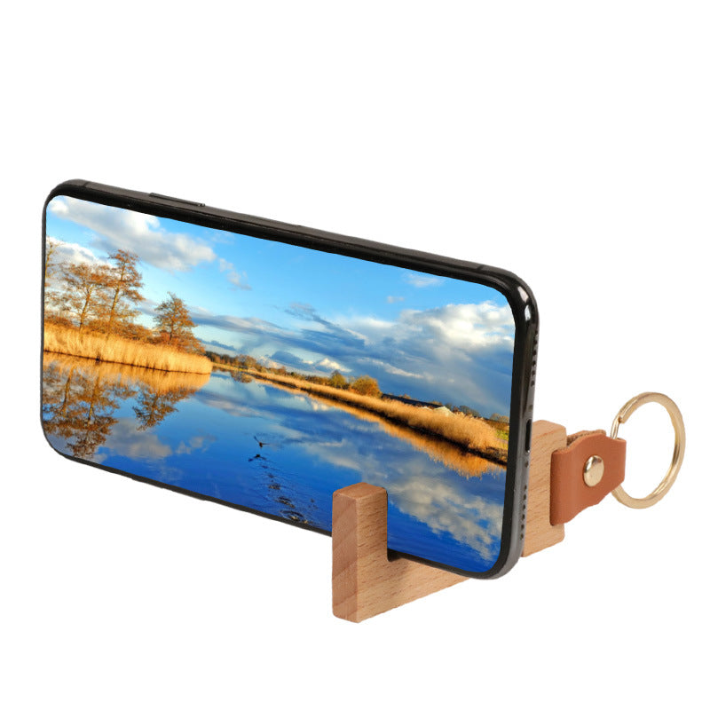Wood phone stand