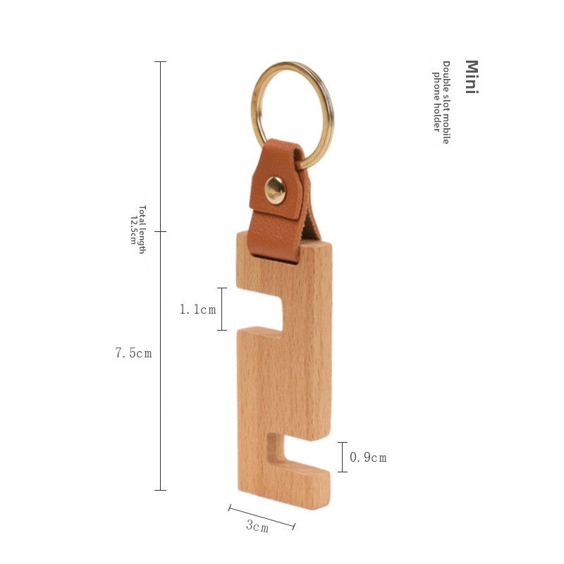 Wood phone stand