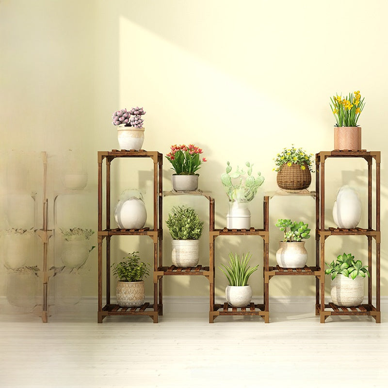 Wood Plant Stand