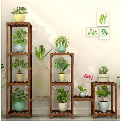 Wood Plant Stand