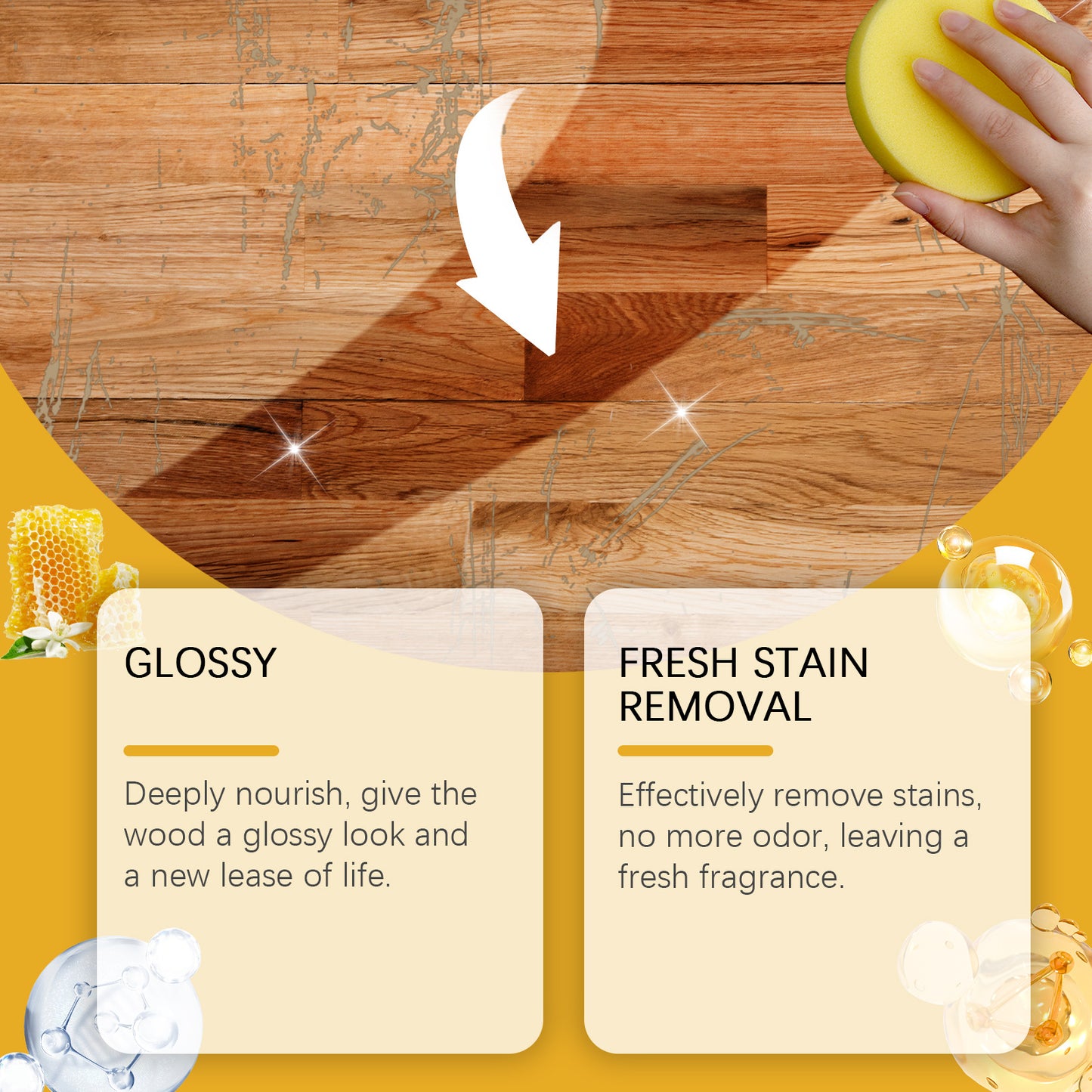 Wood Polishing Beeswax Spray