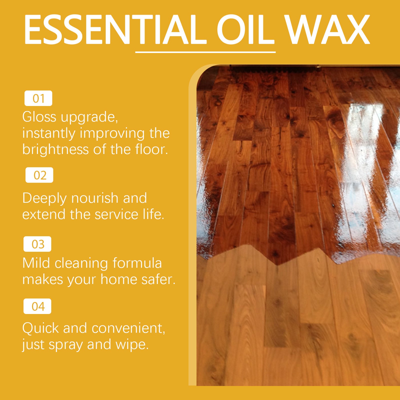 Wood Polishing Beeswax Spray