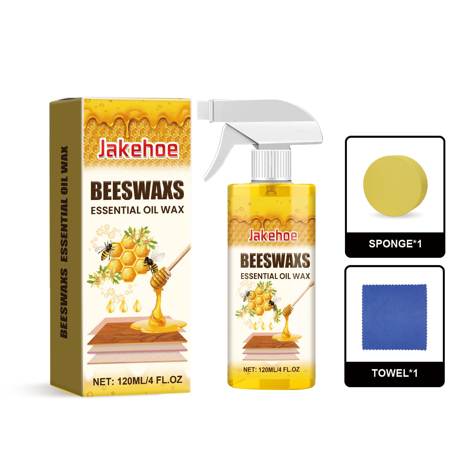 Wood Polishing Beeswax Spray