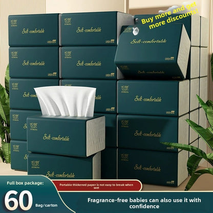 Wood pulp tissue paper