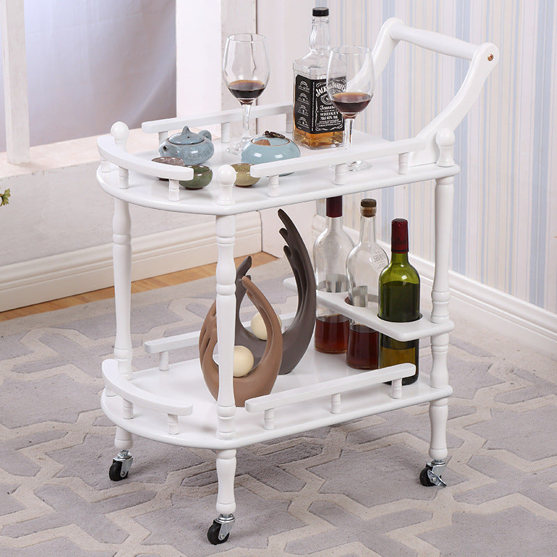 Wood Service Cart