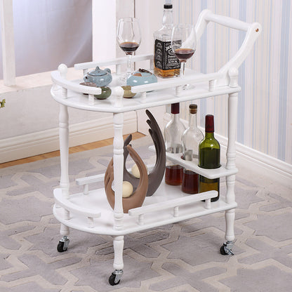 Wood Service Cart