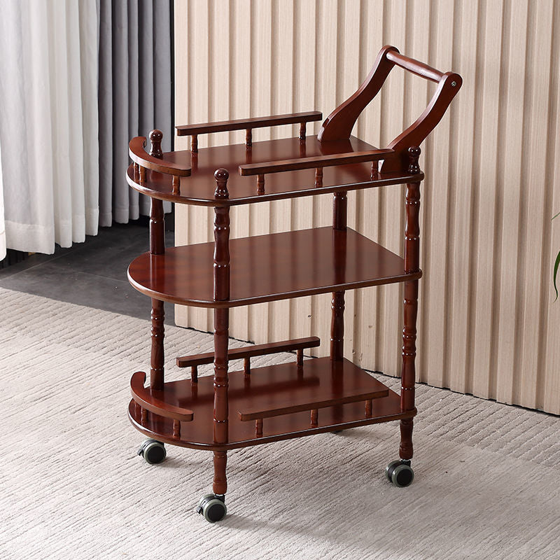 Wood Service Cart
