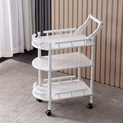 Wood Service Cart