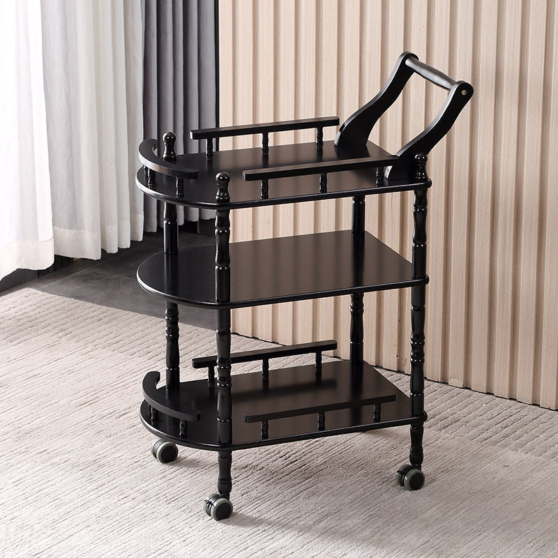 Wood Service Cart