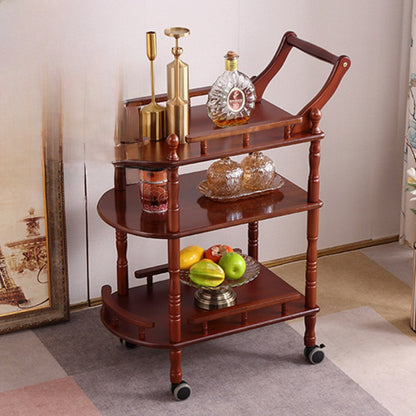 Wood Service Cart