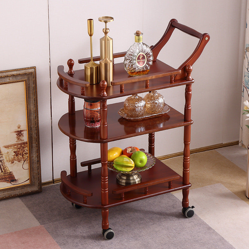Wood Service Cart