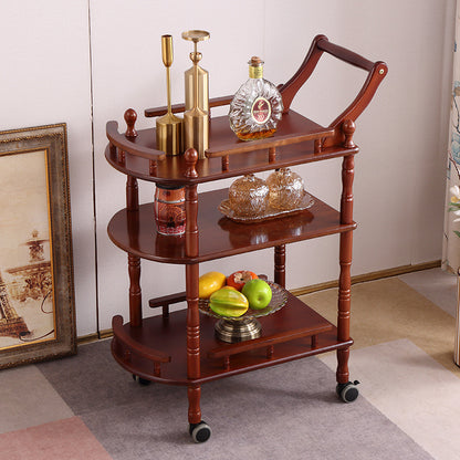Wood Service Cart
