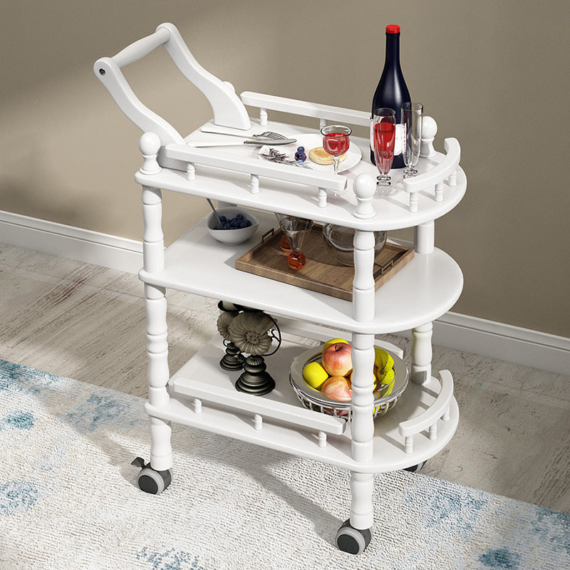 Wood Service Cart