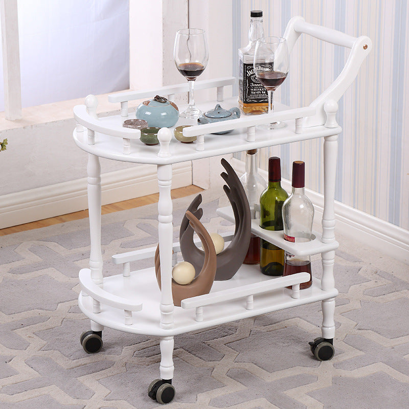 Wood Service Cart