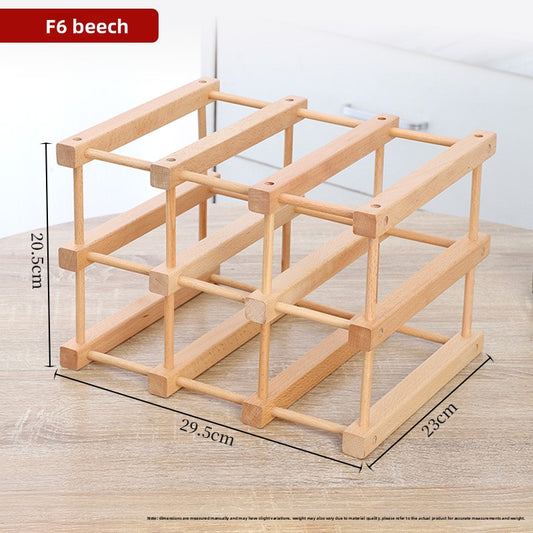 wood wine rack
