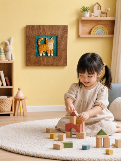 Woodcarving painting