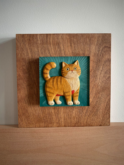Woodcarving painting