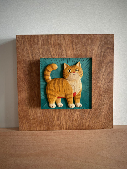 Woodcarving painting