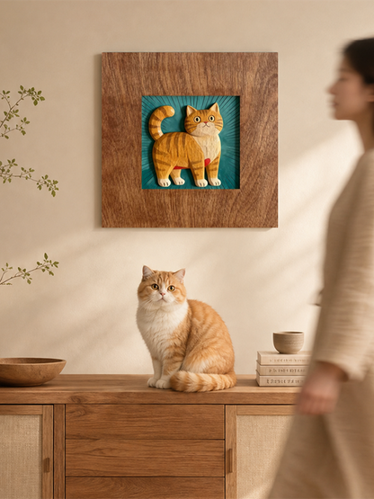 Woodcarving painting