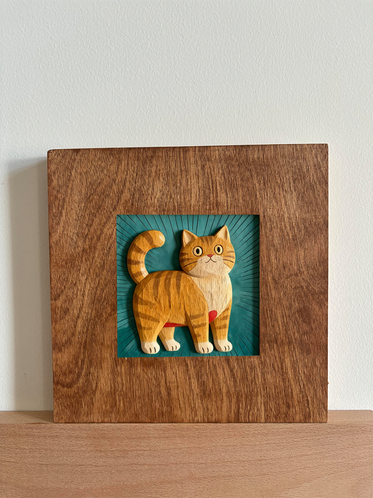 Woodcarving painting