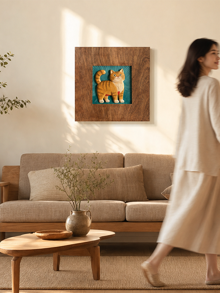 Woodcarving painting