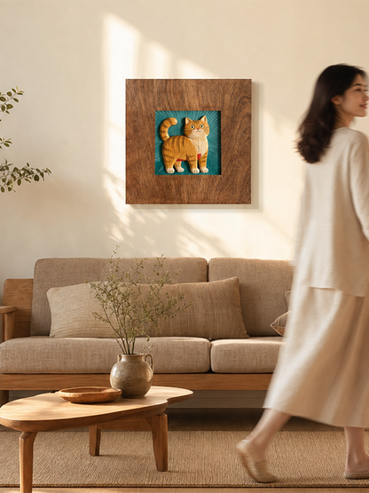 Woodcarving painting