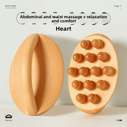 Wooden Acupressure Massage Brush for Body Relaxation