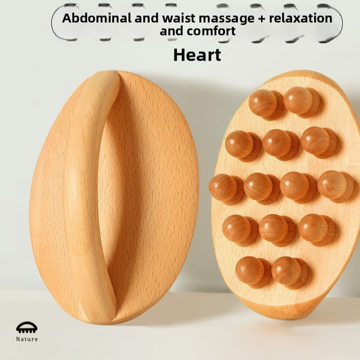 Wooden Acupressure Massage Brush