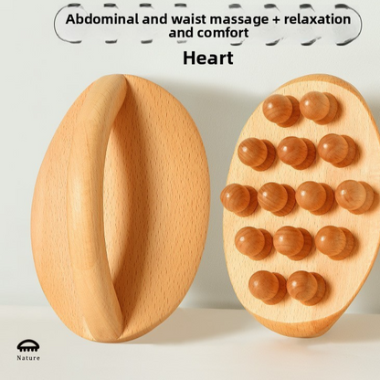 Wooden Acupressure Massage Brush
