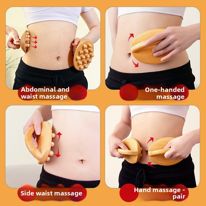 Wooden Acupressure Massage Brush