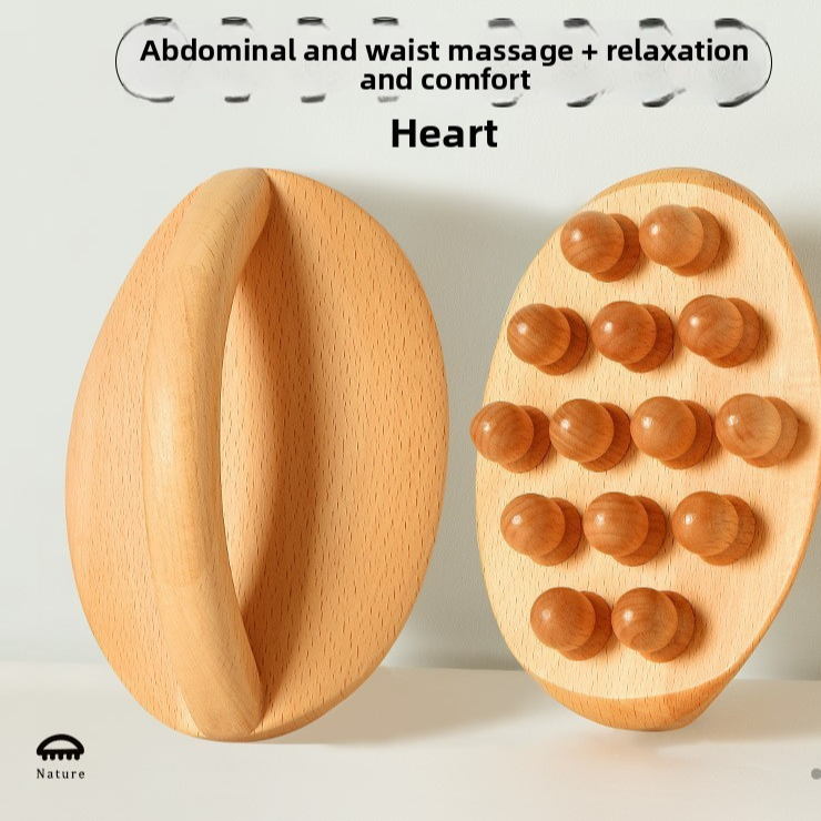 Wooden Acupressure Massage Brush