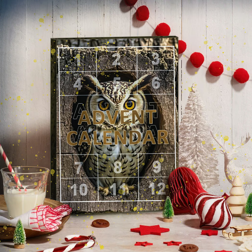 wooden advent calendar