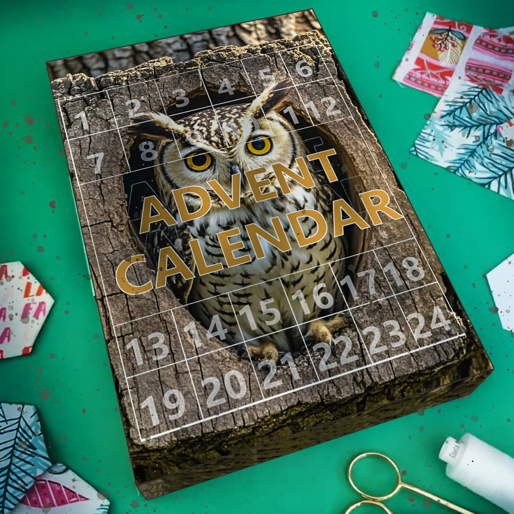 wooden advent calendar