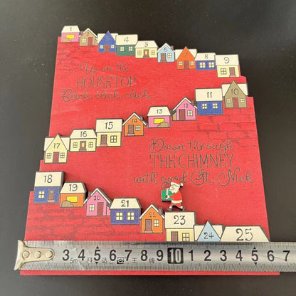 wooden advent calendar