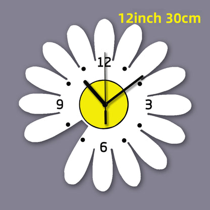 Wooden Annual Ring Wall Clock Silent Quartz Movement