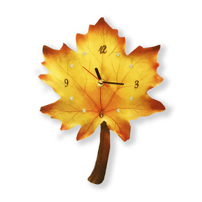Wooden Annual Ring Wall Clock Silent Quartz Movement